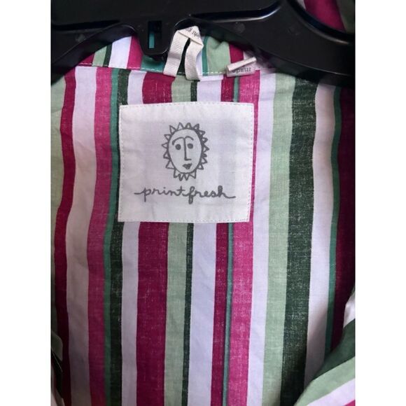 Printfresh Candy Cane Stripe Sleep Shirt - Peppermint Size L / NWT - Picture 7 of 9